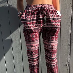 Bohemian Flowy and Light Pants NEW WITH TAG!